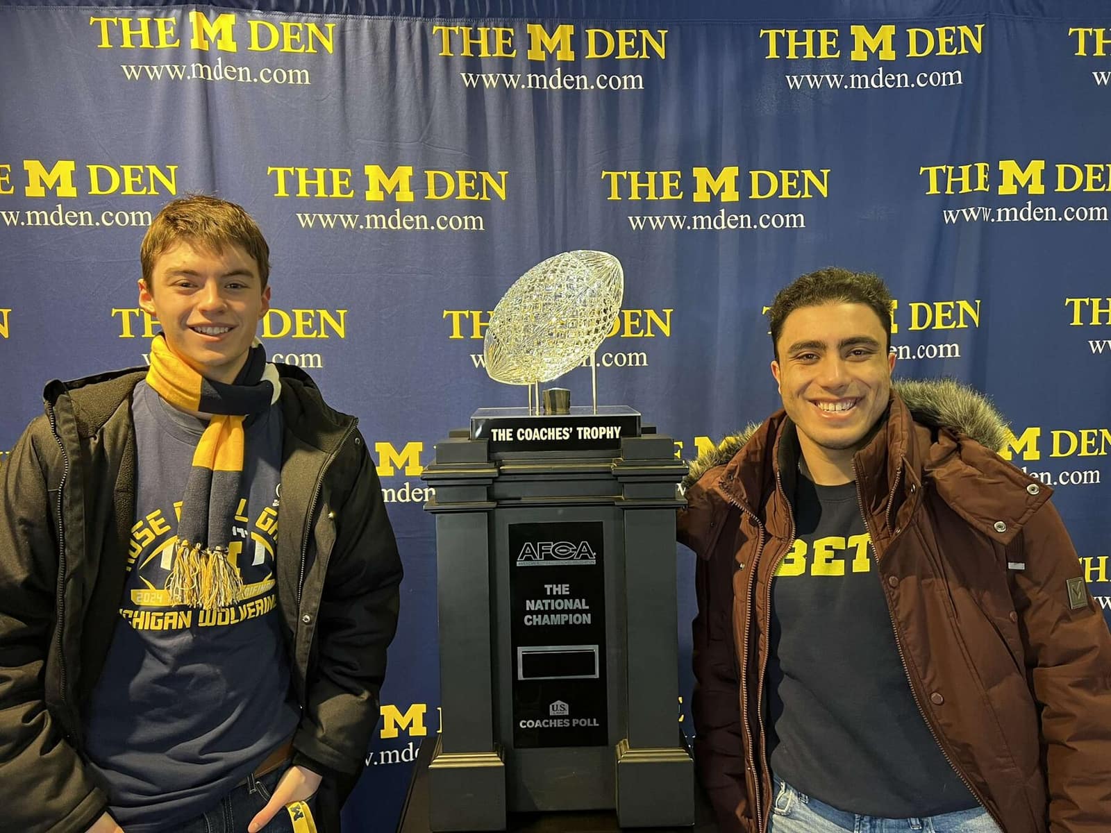 The Coaches' Trophy, The M Den, University of Michigan